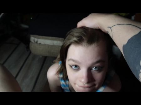 Dummes Cumdumpster -Hals mein Schwanz, wenn ich sie spuckte und ins Gesicht schläte 