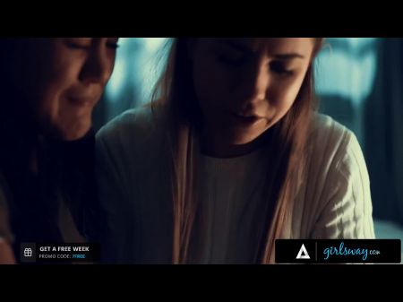 Nuns Alina Lopez And Kendra Spade Have Passionate Tribbing Smash Then Beg For Their Sin
