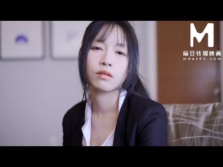 modelmedia asia verwüstet meinen Chef in schwarzen Strümpfen 