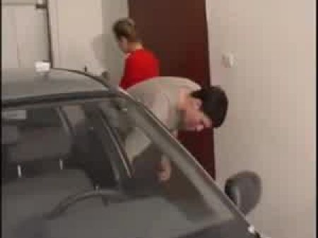 Mature Milf Chick In Nylons Fucks Youthfull Fellow In Garage