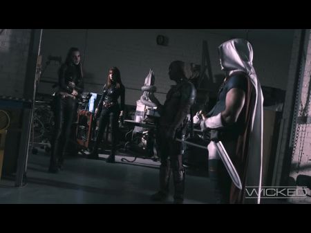 Ebony Widow Fourway With Deadpool , Yelena & The Taskmaster