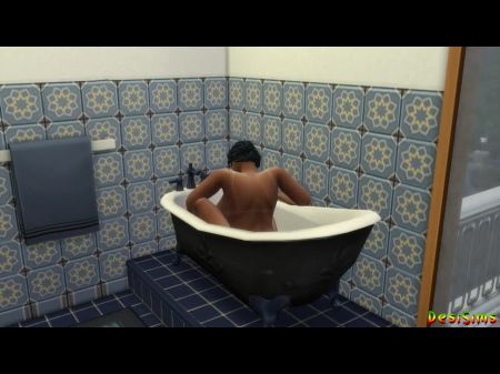 النسخة الهندية Desi Milf Aunty Let Prakash تلعب مع جسدها قبل الزفاف WickedWhims 