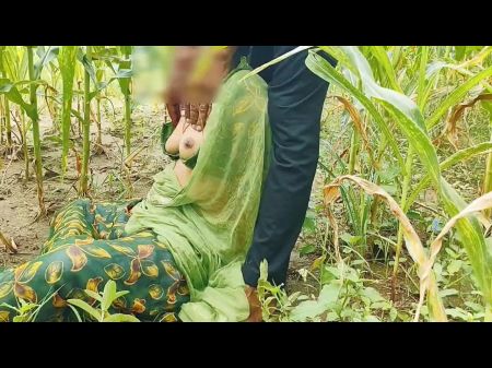 Индийская сестра Дези любила черный густой член Джиджу в кукурузном поле, и ее трахали 