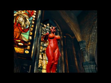 Demonia X Nun Priest And Satans Penetrating Tough