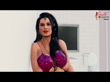 جميلة مثير العمة سافيتا مارس الجنس من قبل صدرية بائع 