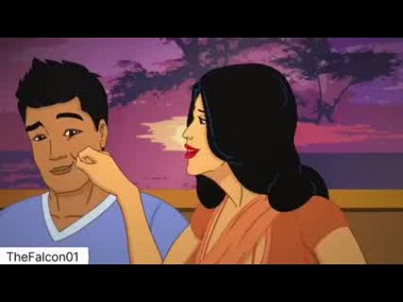 Der Freund des Schwiegers erwischte die vollbusige Schlampe Witwe Bhabhi mit Sex 