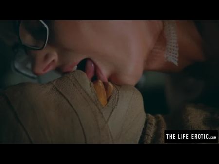 Amazing Dame In Glasses Fucks And Inhales A Creepy Milf