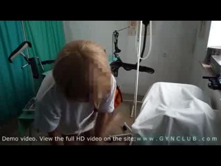 Timid Dame Investigated At A Gynecologist