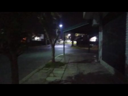 Audience Sex Outdoors On The Street Caught By The Police And Several Onlookers From Bus Instructs