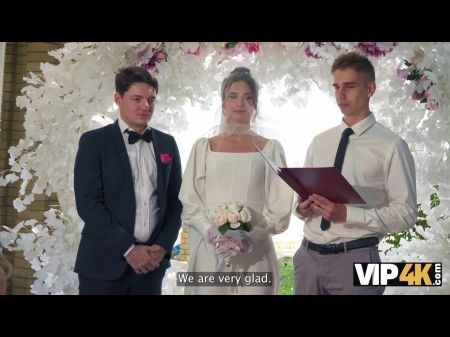 Die Braut war hart gefickt und bekam Anal Creampie, während die Gäste 