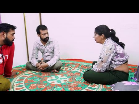 一对夫妇和长者继兄弟的铁杆三人故事