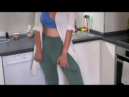 Insatiable Step Mom Was Caught By Her Step Sonny And Desired To Display Him How She Was Wanking Thick Salami