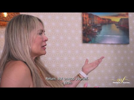 Colombian MILF folla con su gran empleada de la polla Monique Fuentes y Max Betancur 