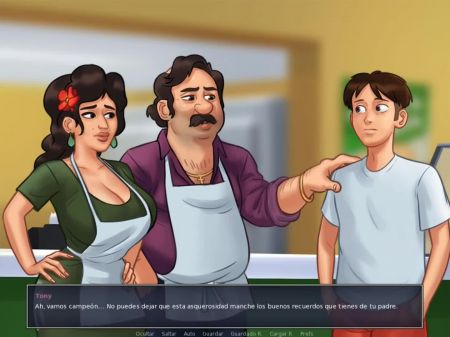 Summertime Saga Cap 81结束的开始是一个性感的女孩