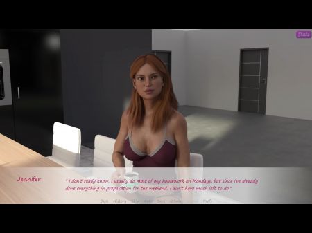 Die Frau #32 meines Stiefbruders hatte endlich die Chance, Jennifers Brüste während des Trainings zu berühren 