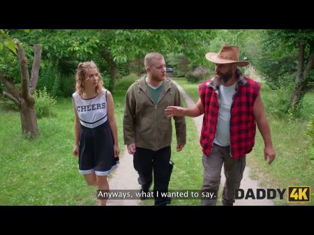 Daddy4k. El Jardín De Stepdaddy Es El Lugar Perfecto Para Golpear A Las Chicas 
