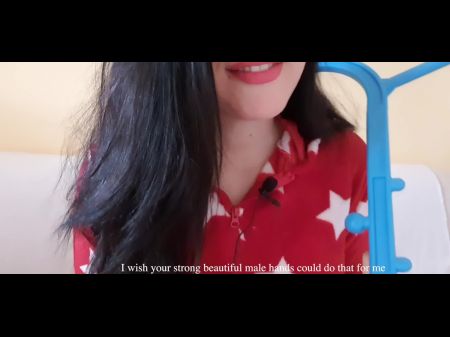 اختراق كس مع عصا التدليك (DirtyTalk + ASMR) 