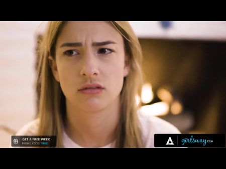 克里斯汀·斯科特（Kristen Scott）在吃猫后被性感的肯纳·詹姆斯（Kenna James）热情地绑架