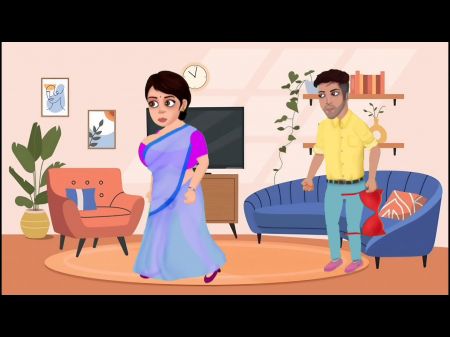 Lustvoller Rajni Bhabi betrogen ihren Ehemann mit einem Perverser -Verkäufer, Hindi Audio Rajni Bhabi Ki Pyash Teil 1. 