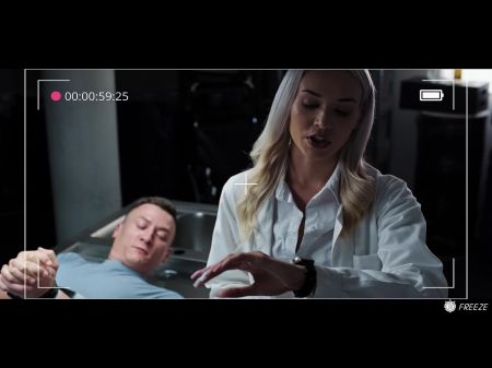 Sexy Light Haired Medic Gets Used And Begs For Penis - Freeze Time Stop Hump Internal Ejaculation