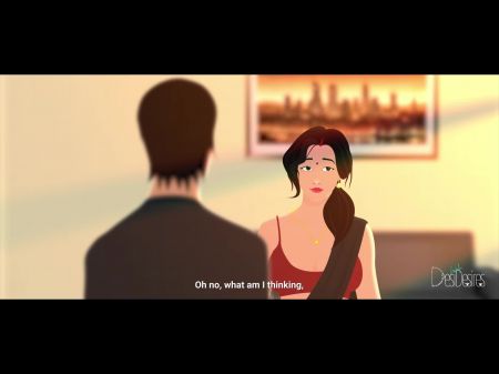 Desi Innocent Bhabhi соблазнил и трахается с доставкой мальчика, пока ее муж отсутствует 