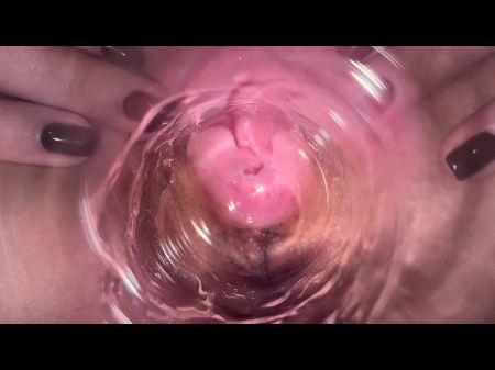 كاميرا عميقة داخل ميا في سن المراهقة كس 