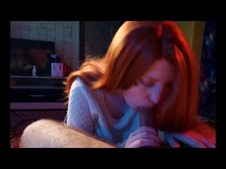 Stepsister Showed Her Stepbrother How She Learned To Blowjob Rod While She Was A Tart