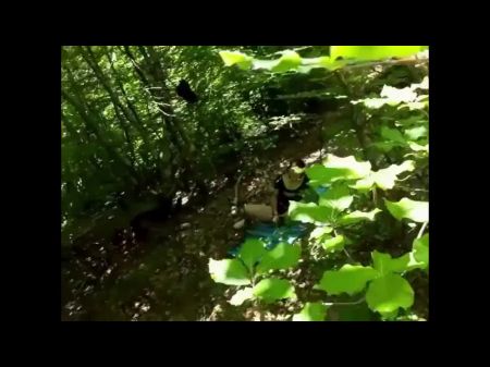 Piss Hook-up Outdoors In The Forest