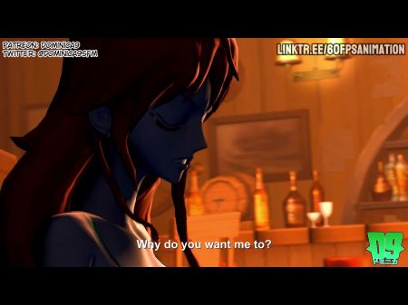 Nami le enseña a Luffy cómo se siente el sexo 