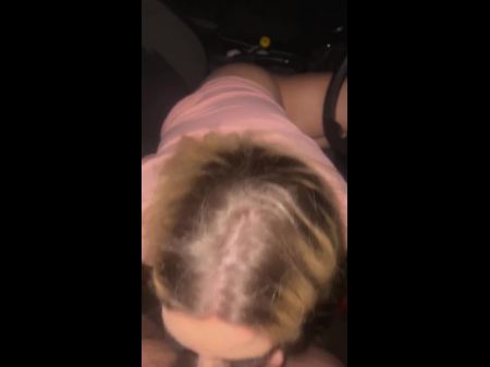 Brtish Chav Screws Stranger In Community Carpark