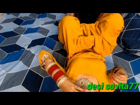 Gorgeous Youthfull Desi Indian Bhabhi In Blue Saree Fuckedby Devar