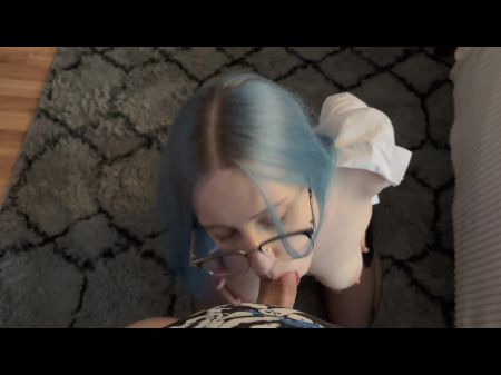 POV Creampie em jovens professores, cum duas vezes em buceta apertada 