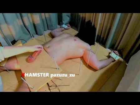 Clothed Females Female Domination Sounding + Magic Wand On Pecker + Handjob + Destroyed Orgasm