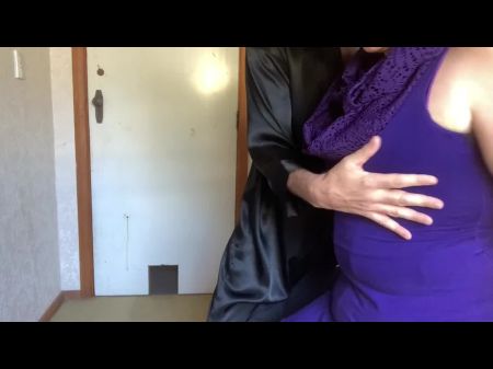 Remolque Bastante Jodidamente Caliente En Púrpura. Littlekiwi En El Culo, Embolsado De Té, Pastel De Crema Diversión. New Zealands Best 