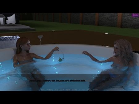 我的继兄弟的妻子＃49作为敢于的一部分，艾伦在詹妮弗（Jennifer）和约翰（John）面前亲吻了贾斯汀（Justine）