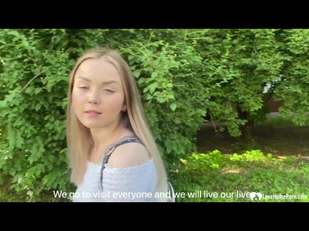 Pretty Towheaded Gets Picked Up And Romped