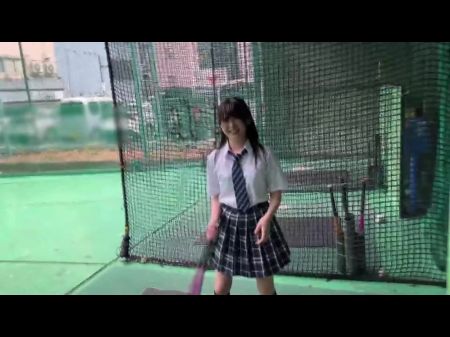 Part1 Azusa , A Baseball Dame Who Used To Be A Catcher And Wants To Get Laid , Has Great Hard Ripped Skills ! Of Course , She Also