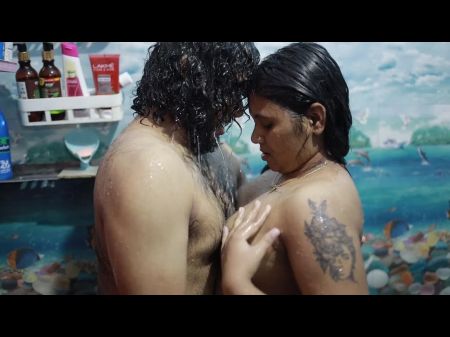 Step Step-sister And Step Brother Bath Romance In Wc The Humid Fucky-fucky In Bedroom , Vaishnavy And Sharun Raj Bath And Lovely Fucky-fucky Romance