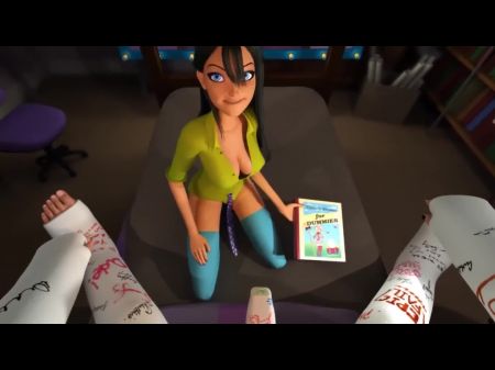 3dgspot - Insane Brunette Sucks And Shags A Man