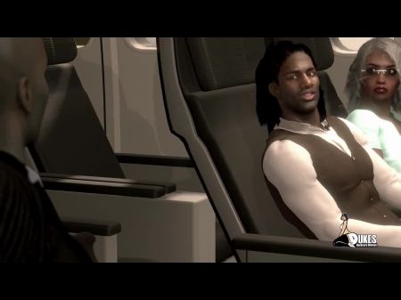 Ms . Shakes Gets Rough On The Airplane