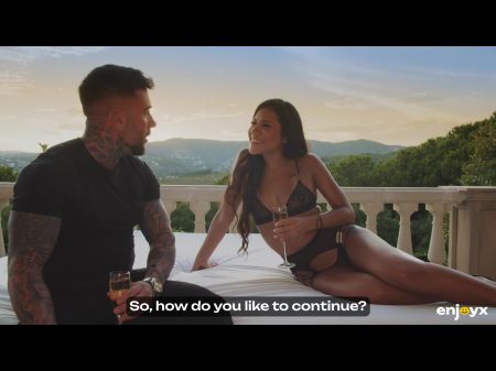 Andrea Retali Tiene Un Sexo Increíble Con Una Hermosa Puesta De Sol En El Fondo 