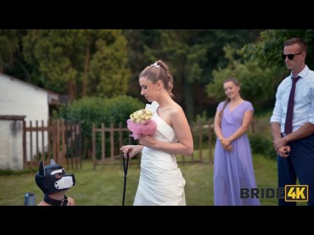 Bride4k . White Haired Bride With Inborn Breast Loved A Excellent Screw On Her Insane Wedding