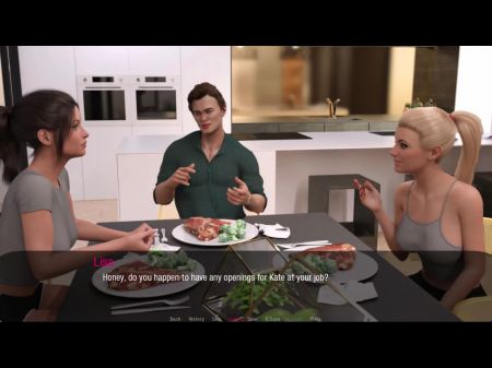 凯特（Kate）你认为凯特（Kate）喜欢穿着放荡的服务员服装工作吗？ 3D 