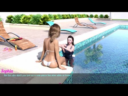 Day Trio - Part Trio - Ellie And Sophia Had A Sumptuous Time At The Swimming Pool