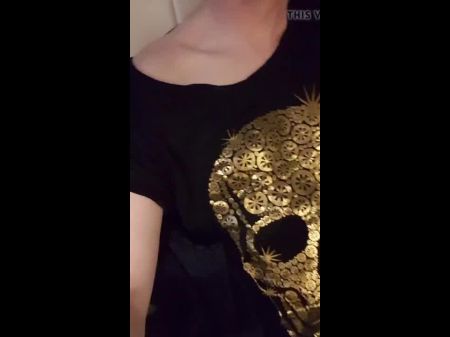 Esposa y toro íntimo a pelo, esposo con el vestido pequeño clítoris 