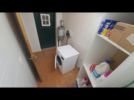 Tearing Up Latina Maid On The Laundry Machine