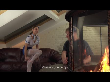 ¿qué Hacen Las Azafatas Después Del Trabajo? Comprirse Con Una Gran Polla Extraña 