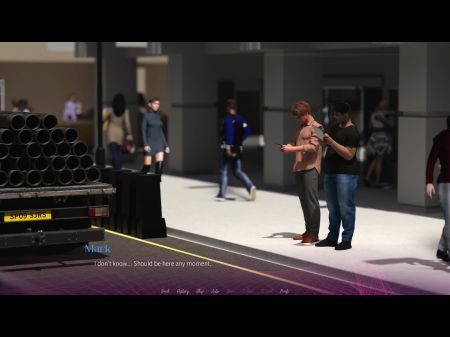 3D -Spiel Die Office Sexszene #8 lutschen große Brüste im Taxi 