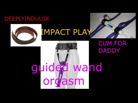 Orgasmo de la varita guiada (ASMR) Orgasmo de instrucción intensa 