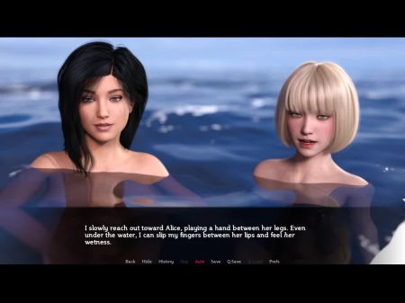 FreeLoading Family Threesome Beach Diversión y sexo del baño 